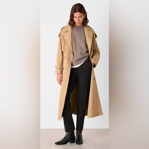 WHISTLES Black Lily Cigarette Pants